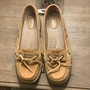 Sperry’s size 7, tan